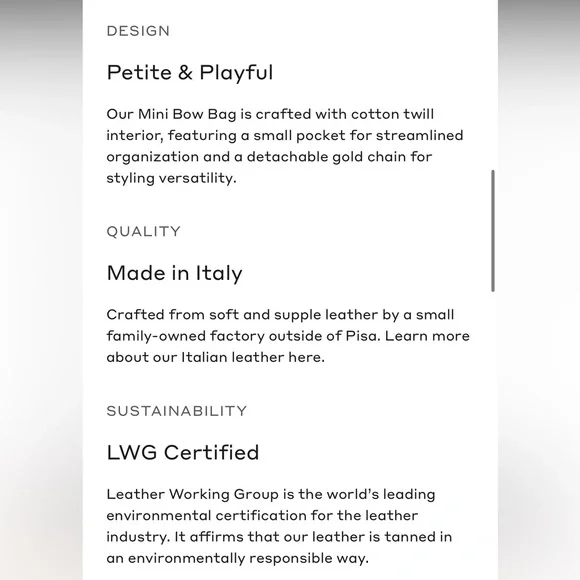 Cuyana Mini Bow Bag - Picture 5 of 16